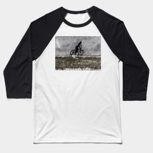 Cyclist on the road Baseball T-Shirt